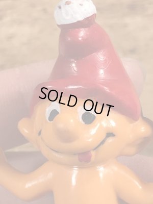 70年代頃のスマーフによく似たグノームファミリーのビンテージのPVCフィギュア