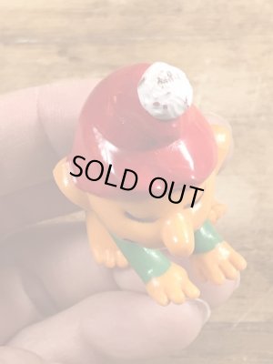 70年代頃のスマーフによく似たグノームファミリーのビンテージのPVCフィギュア