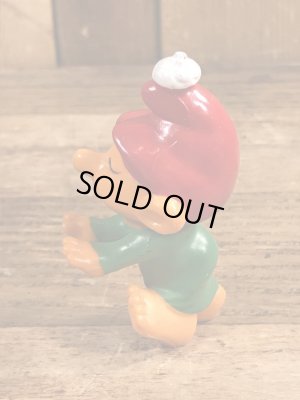 70’sのスリープウォーカーのグノームファミリーのヴィンテージのPVC製フィギュア