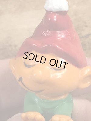 70’sのスマーフによく似たグノームファミリーのヴィンテージのPVC製フィギュア