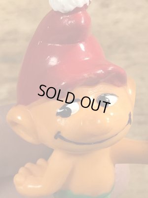 70年代頃のテニスをしているグノームファミリーのビンテージのPVCフィギュア