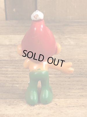 70’sのスマーフによく似たグノームファミリーのヴィンテージのPVC製フィギュア