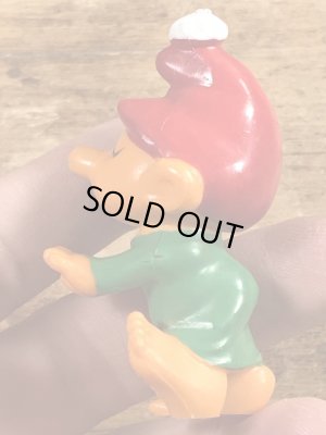 70’sのスリープウォーカーのグノームファミリーのヴィンテージのPVC製フィギュア