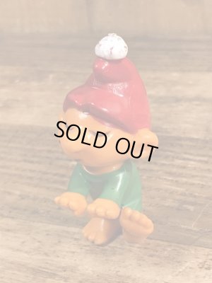 70年代頃のスマーフによく似たグノームファミリーのビンテージのPVCフィギュア