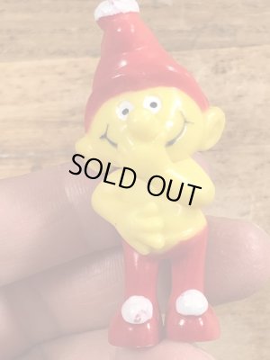 70年代頃のスマーフによく似たグノームファミリーのビンテージのPVCフィギュア