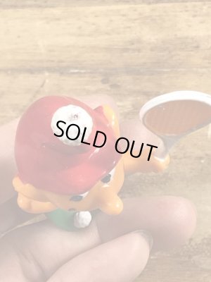 70年代頃のテニスをしているグノームファミリーのビンテージのPVCフィギュア