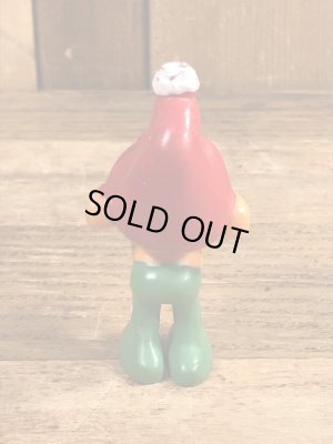 70’sのスマーフによく似たグノームファミリーのヴィンテージのPVC製フィギュア