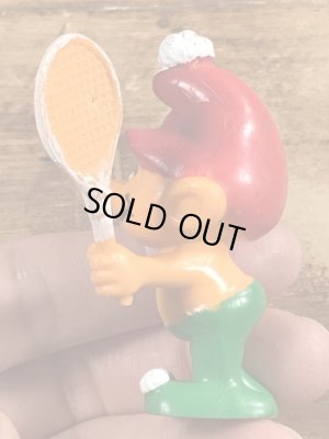 70’sのスマーフによく似たグノームファミリーのヴィンテージのPVC製フィギュア