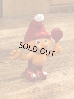 70年代頃のスマーフによく似たグノームファミリーのビンテージのPVCフィギュア