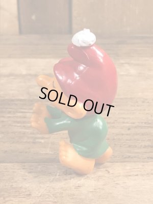 70’sのスマーフによく似たグノームファミリーのヴィンテージのPVC製フィギュア