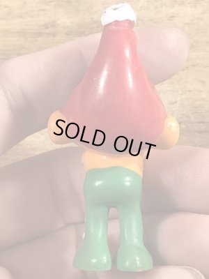 70年代頃のスマーフによく似たグノームファミリーのビンテージのPVCフィギュア