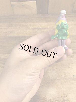 70’sの女の子のグノームファミリーのヴィンテージのPVC製フィギュア