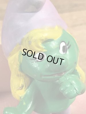 70年代頃のスマーフによく似たグノームファミリーのビンテージのPVCフィギュア