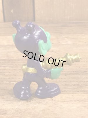 80’sの光線銃を持ったアストロスニックのヴィンテージのPVC製フィギュア