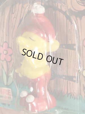 70’sのスマーフによく似たグノームファミリーのヴィンテージのPVC製フィギュア