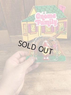 70’sのスマーフによく似たグノームファミリーのヴィンテージのPVC製フィギュア