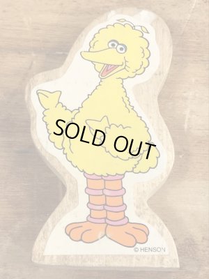 90’sのセサミストリートと動物のヴィンテージのウッドブロック