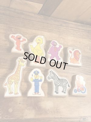90年代頃のセサミストリートのビンテージのウッドブロック