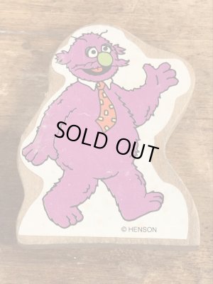 90年代頃のセサミストリートのビンテージのウッドブロック