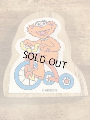 90年代頃のセサミストリートのビンテージのウッドブロック