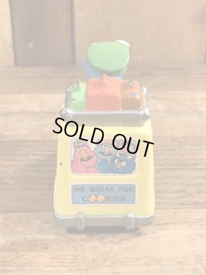 80’sのセサミストリートのクッキーモンスターのヴィンテージのダイキャストミニカー