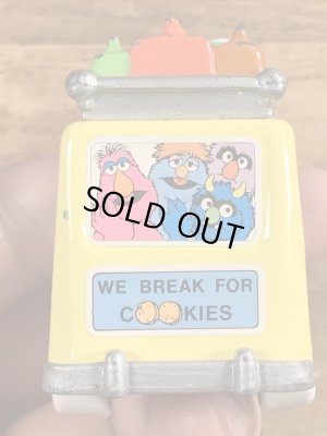 80’sのセサミストリートのクッキーモンスターのヴィンテージのダイキャストミニカー