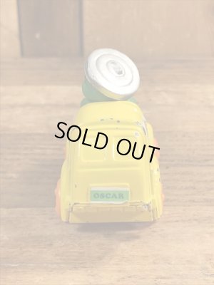 80’sのセサミストリートのオスカーのヴィンテージのダイキャストミニカー