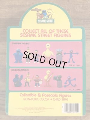 80’sのセサミストリートのビッグバードのヴィンテージのブリスター入りフィギュア