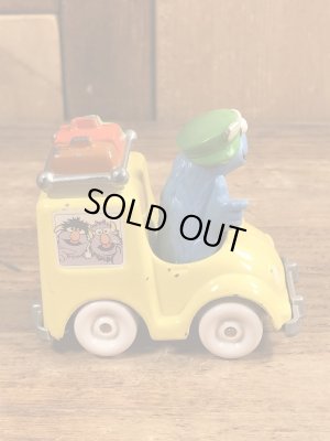 80年代頃のセサミストリートのクッキーモンスターのビンテージのミニカー