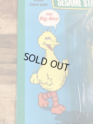 80年代頃のセサミストリートのビッグバードのビンテージのアクションフィギュア