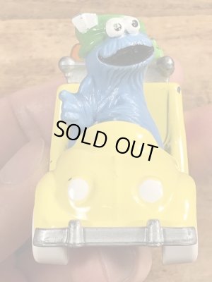 80年代頃のセサミストリートのクッキーモンスターのビンテージのミニカー