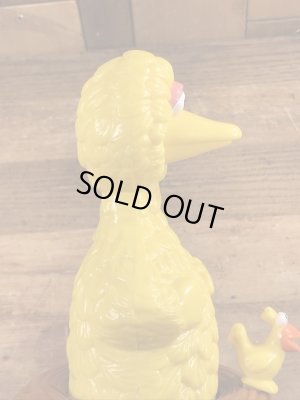 90’sのセサミストリートのビッグバードのヴィンテージのプラスチックトイ