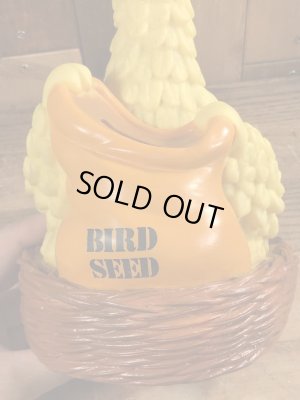 90’sのセサミストリートのビッグバードのヴィンテージのコインバンク