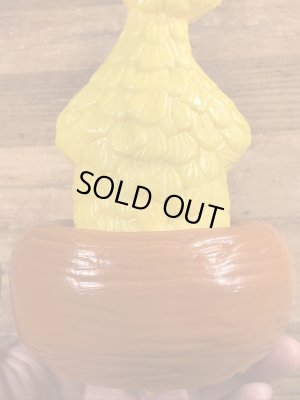 90’sのセサミストリートのビッグバードのヴィンテージのプラスチックトイ