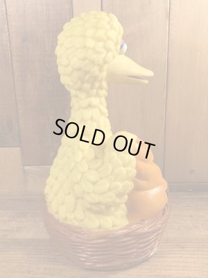 90年代頃のセサミストリートのビッグバードのビンテージの貯金箱フィギュア