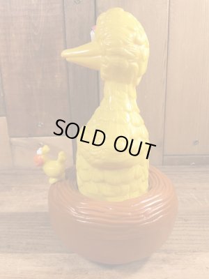 90’sのセサミストリートのビッグバードのヴィンテージのプラスチックトイ