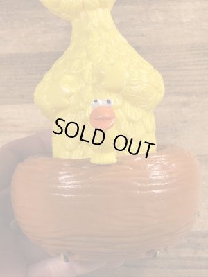 90’sのセサミストリートのビッグバードのヴィンテージのプラスチックトイ