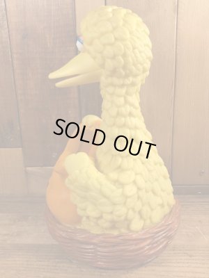 90’sのセサミストリートのビッグバードのヴィンテージのコインバンク