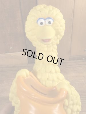 90年代頃のセサミストリートのビッグバードのビンテージの貯金箱フィギュア