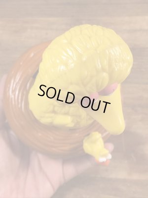 90年代頃のセサミストリートのビッグバードのビンテージのプラスチックトイ