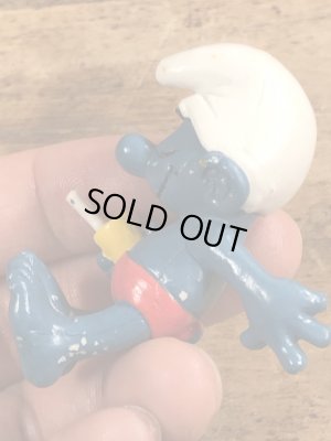 80’sのスマーフのヴィンテージのPVC製フィギュア