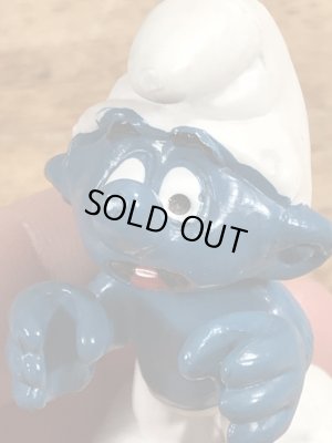 80年代頃のスマーフのビンテージのPVCフィギュア