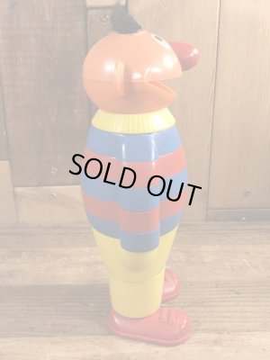 70年代頃のセサミストリートのアーニーのビンテージのスタッキングトイ