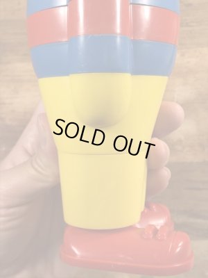 70’sのセサミストリートのアーニーのヴィンテージのスタッキングトイ