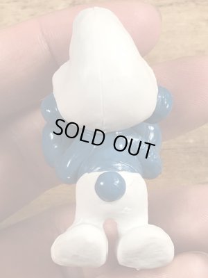 80年代頃のスマーフのビンテージのPVCフィギュア