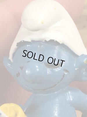 80年代頃のスマーフのビンテージのPVCフィギュア