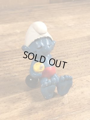 80年代頃のスマーフのビンテージのPVCフィギュア