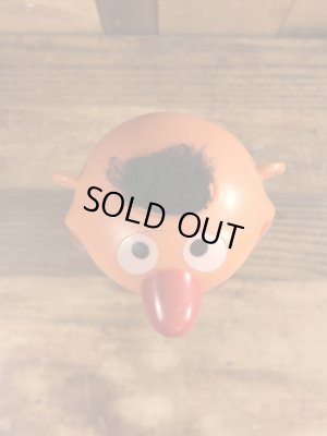 70年代頃のセサミストリートのアーニーのビンテージのスタッキングトイ