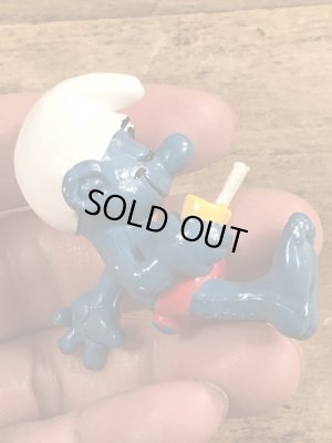 80’sのスマーフのヴィンテージのPVC製フィギュア