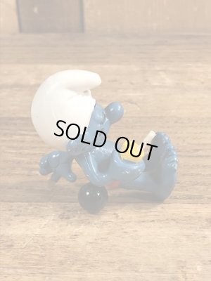 80年代頃のスマーフのビンテージのPVCフィギュア